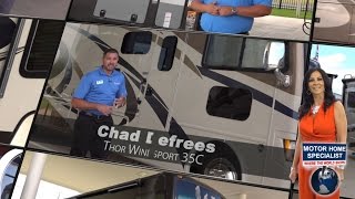 2016 Thor Motor Coach Windsport Review  Worlds RV Show  MHSRVcom [upl. by Sherburne574]