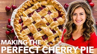 How to Make CLASSIC CHERRY PIE with the BEST CRUST [upl. by Notxap762]