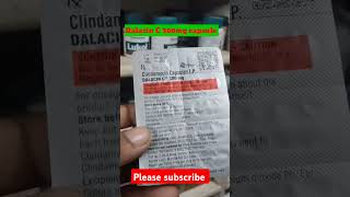 Dalacin C 300mg capsule uses in hindi  bacterial infection pet mein infection skin infection [upl. by Caves736]