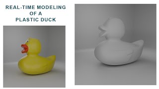 Blender 3D Realtime modeling of a Plastic duckTutorial [upl. by Anij]