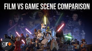 All the Star Wars Movie Scenes Recreated By LEGO Star Was The Skywalker Saga [upl. by Mord]