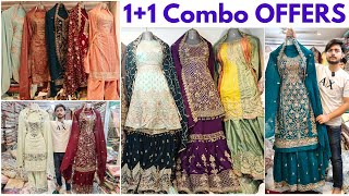 11 Combo OFFERS  Designer Bridal amp Partywear Dresses onlineshopping  Hyderabad Dress Materials [upl. by Emerald]