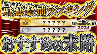 ウイニングポスト10 2024攻略 おすすめの繁殖牝馬ランキング 10年データあり [upl. by Reger]