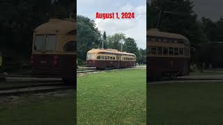 TTC PCC 4600 pulling into the garage for the night ttc streetcars tram 2024 [upl. by Leatrice]