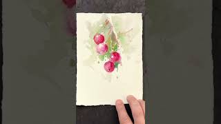 Berries Watercolor Sketch Fabio Cembranelli [upl. by Maurey]