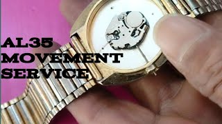 AL35 movement service videos trending AL35 watch service watch [upl. by Yelbmik]