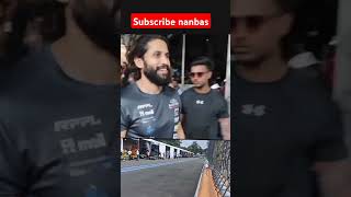 naga chaitanya at chennaI to supporting car race formula1 tamilshorts telugushorts kollywood [upl. by Yenohtna]