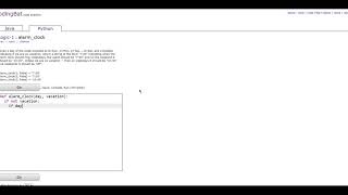 Logic1 alarmclock Python Tutorial  codingbatcom [upl. by Truc]
