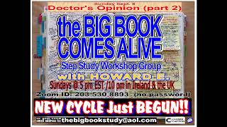 982024 The Big Book Comes Alive Week 6  Cycle 5 The Doctors Opinion Pg XXVII  XXIX [upl. by Aehsila390]