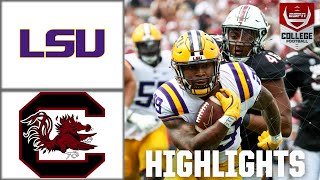 LSU Tigers vs South Carolina Gamecocks  Full Game Highlights  ESPN College Football [upl. by Nysa564]