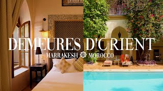 Beautiful Moroccan Riad  Demeures DOrient  Marrakesh [upl. by Lalittah]