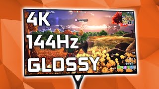 Finally  4K 144Hz Glossy HDR Gaming Monitor Review [upl. by Lilybel443]