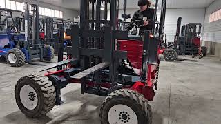 2013 Moffett M554 Truck Mounted Forklift For Sale stk [upl. by Engamrahc]