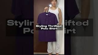 Styling Thirfted Polo Shirt Would you wear this Menfashion menswear mensoutfit menstyle [upl. by Dor988]