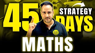 45 Day Final Strategy to score 95  Board Exam 202425  Maths with Ushank Sir Science and fun [upl. by Coral426]