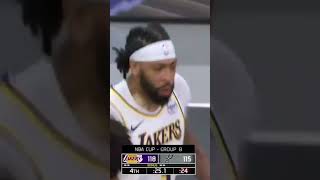 quotLeBron and Davis Shine as Lakers Edge Spurs in NBA Cup Matchupquot [upl. by Lavern145]