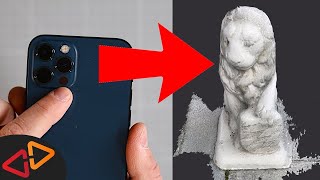 iPhone 12 Pro LIDAR Sensor  INCREDIBLE FAST 3D Scanner [upl. by Enoj]