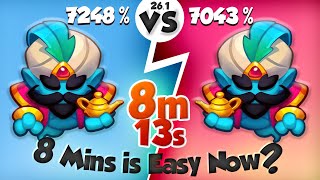 813 mins  Genie  Trapper  Gun Version is WILD  PVP Rush Royale [upl. by Arabel61]