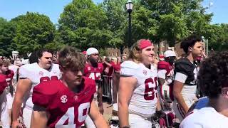 Alabama ADay Walk of Champions 2024 [upl. by Eckmann444]