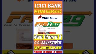 ICICI FASTAG UNBOXING VIDEO fastag icici [upl. by Paulsen]