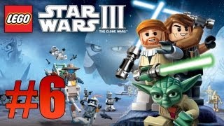 Lego Star Wars The Clone Wars  Ch 3 Blue Shadow Virus  Part 6 [upl. by Sherill597]