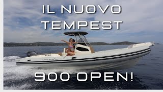 Capelli Tempest 900 Open  A bordo del nuovo gommone natante 9 m [upl. by Heinrick]