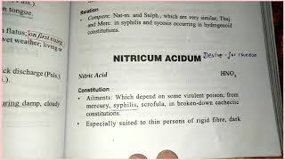 Nitricum Acidum  physical generals  pain in nitric acid [upl. by Primrose]