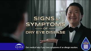 Xiidra A New Hope for Dry Eye Disease Ft Ken Jeong Official TV Commercial tvcommercials tvads [upl. by Adonis]