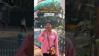 Things to try at Dalal Street Near BSE shorts mumbaifoods [upl. by Mastic]