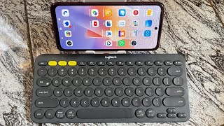 How to Connect Logitech K380 Bluetooth Keyboard to Mobile Phone [upl. by Stolzer]