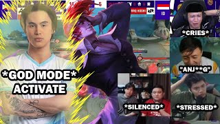 STREAMERS REACTS TO RENEJAYS CHOU  SNAPDRAGON PRO SERIES AURORA VS RRQ HOSHI GAME 2 [upl. by Ientruoc]