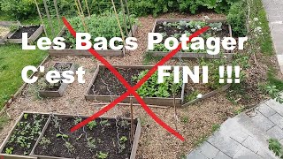 LES BACS POTAGER CEST FINI [upl. by Zindman]