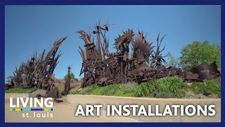 St Louis Art Installations  This Week In History  Living St Louis [upl. by Meill997]