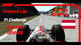 McLaren MP426  Onboard Lap  A1Ring Spielberg  F1 Challenge [upl. by Meadows]