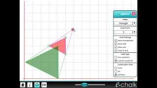 Enlargements teaching transformations with eChalk [upl. by Jezabella]