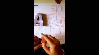 SnapDragon Snippets 3d letter a box Tutorial for Silhouette Cameo [upl. by Faletti]