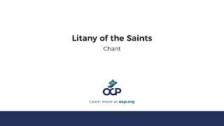 Litany of the Saints Chant [upl. by Dagny538]