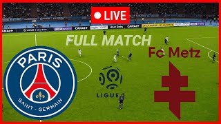 🔴LIVE PSG vs Metz  Ligue 1 2023 Full Match Today Highlight amp Goals [upl. by Ettevad930]