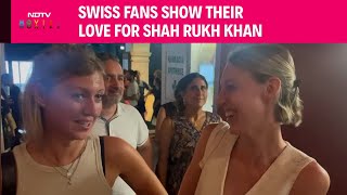 Shah Rukh Khan News  SRK Fans in Switzerland Express Their Love for King Khan [upl. by Trakas]