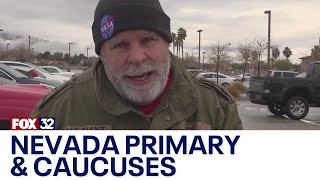 Nevada voters speak their minds ahead of Nevada primary [upl. by Eiralav500]