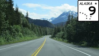 Seward Highway Tern Lake to Seward southbound [upl. by Ecirtram]