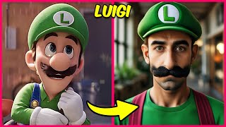 The Super Mario Bros Movie In Real Life  Guess Mario Meme and Dance by Their Voice 🍄 Movie Quiz [upl. by Nodanrb789]