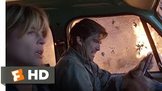 Dantes Peak 810 Movie CLIP  The Bridge is Destroyed 1997 HD [upl. by Einaeg390]