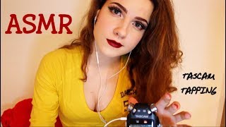 ASMR Tascam mic DR05 Tapping Scratching Touching Soft close up whisper and teeth sounds таскам [upl. by Prouty]