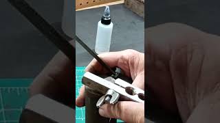 Pre peening pins for a pocket knife edc kniferestoration knife pocketknife repair restoration [upl. by Aitropal]