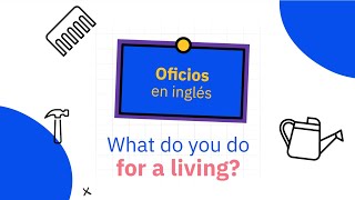 Oficios en inglés [upl. by Ardnua]