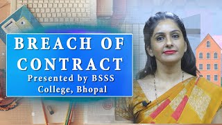 Subject  Business Law Topic  Breach of Contract [upl. by Eemia]