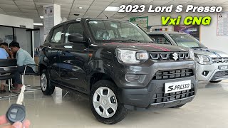 Maruti suzuki S presso Vxi CNG 2023 ❤️ Lord S Presso CNG Top Model 2023 [upl. by Azrim]