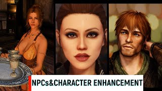 MES MODS DE PNJCORPSMAKEUPetc SUR SKYRIM [upl. by Courtund833]