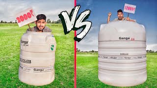 Surviving in different budgets water tank challenge [upl. by Esinrahs407]